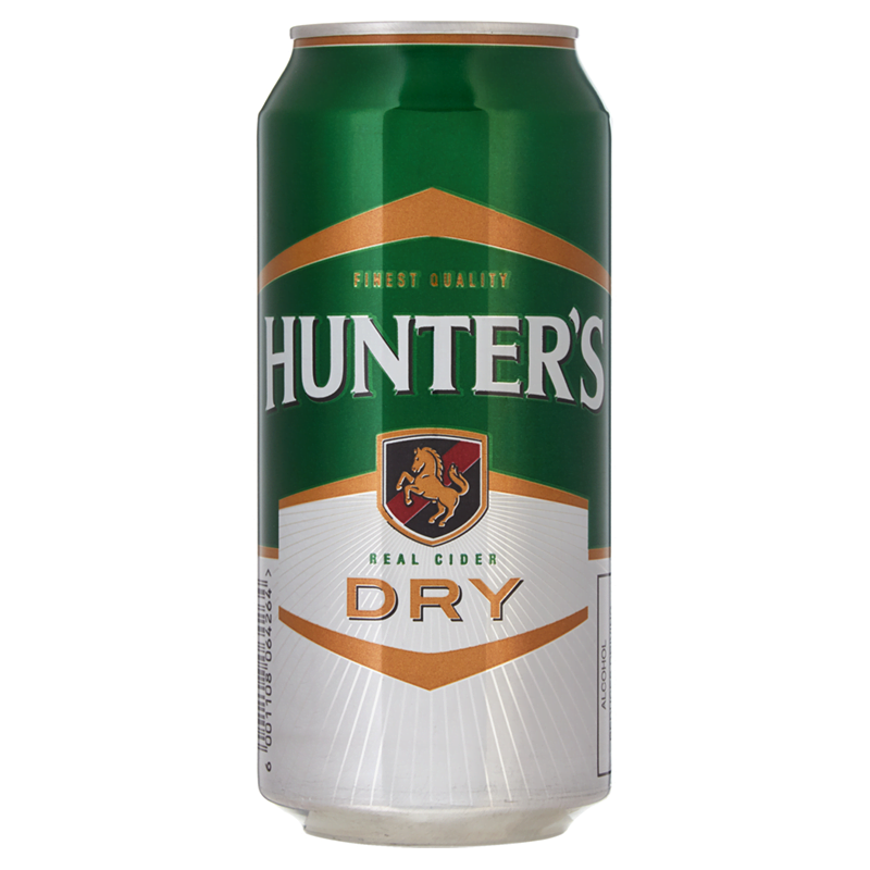 Hunter’s Dry Real Cider Can (24x 440ML) Prestons Liquor Stores