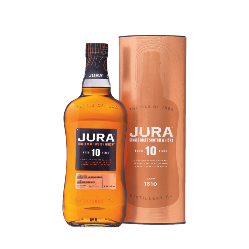 isle of jura origin 10 year single malt scotch whisky