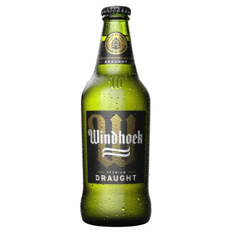 Windhoek Draught NonReturnable Bottle (24x440ML) Prestons Liquor Stores