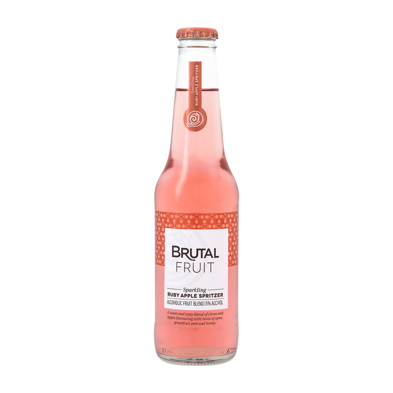 Brutal Fruit Ruby Apple Spritzer Non Returnable Bottle 24x275ml